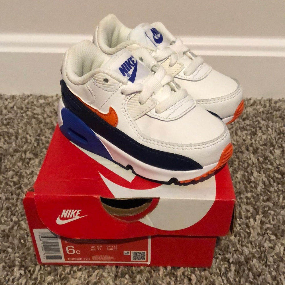 2022 Air Max 90 Leather (TD) “White Midnight Navy”